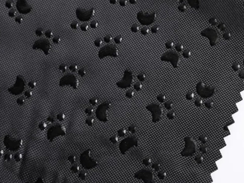 PVC DOT 210d Polyester Oxford tkaninaNešmykľavá tkanina OxfordProtišmyková tkanina Oxford