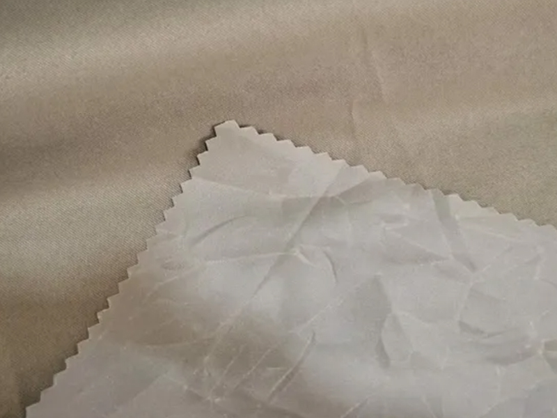 100% polyesterová keprová tkanina pongee s PVC vrstvou
